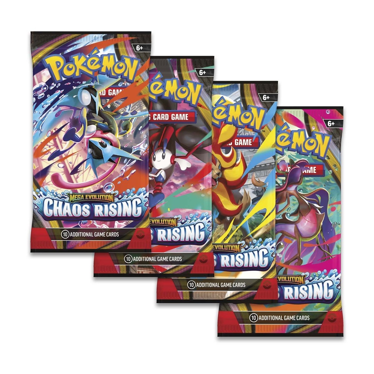 Pokémon TCG: Mega Evolution — Chaos Rising Booster Packs