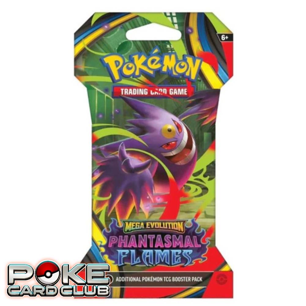 ALL NEW Pokémon TCG: Mega Evolutions Phantasmal Flames Sleeved Packs