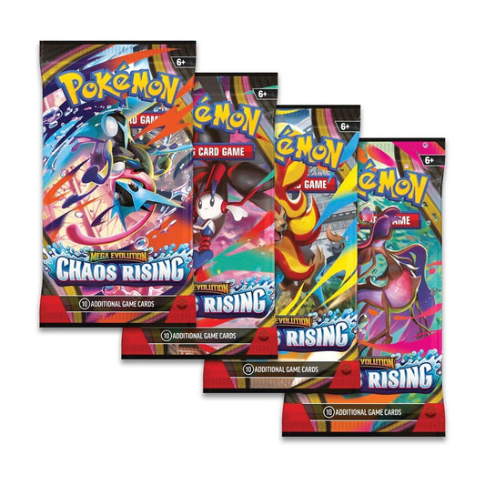 Pokémon TCG: Mega Evolution — Chaos Rising Booster Packs